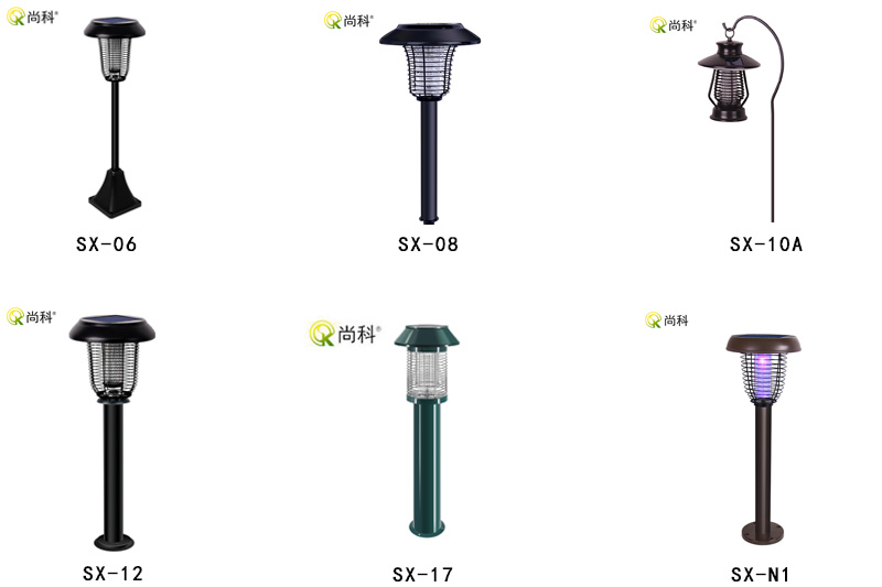 别墅庭院花园灭蚊方案：太阳能灭蚊灯