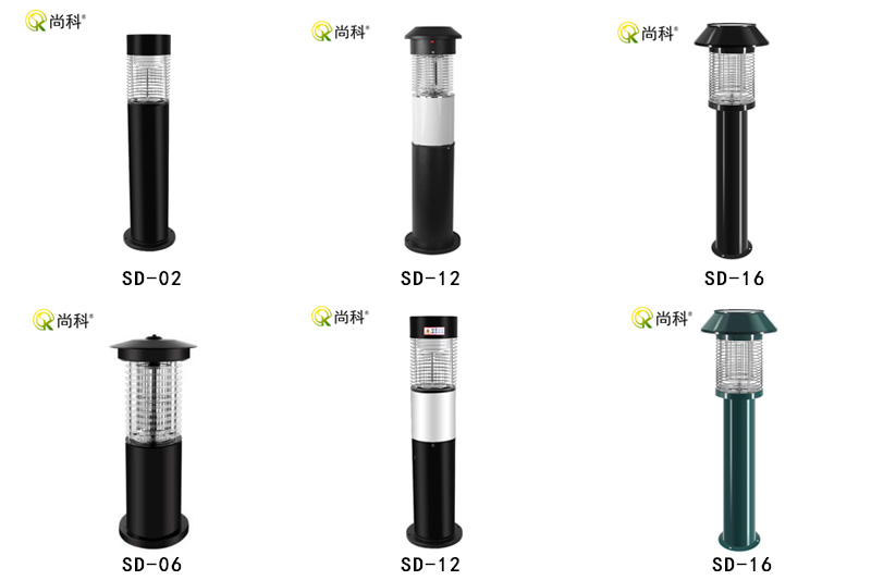 别墅花园庭院灭蚊方案：交流电灭蚊灯
