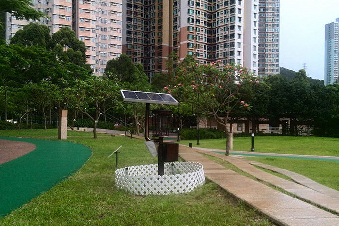 公园景区草坪太阳能灭蚊灯 公园景区草坪太阳能灭蚊灯