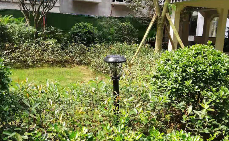 物业选的小区灭蚊灯安装后效果 物业选的小区灭蚊灯安装后效果
