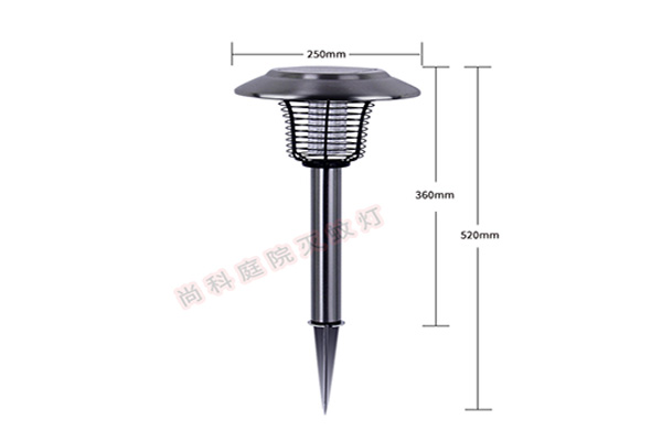 户外草坪灭蚊灯SX-08尺寸图