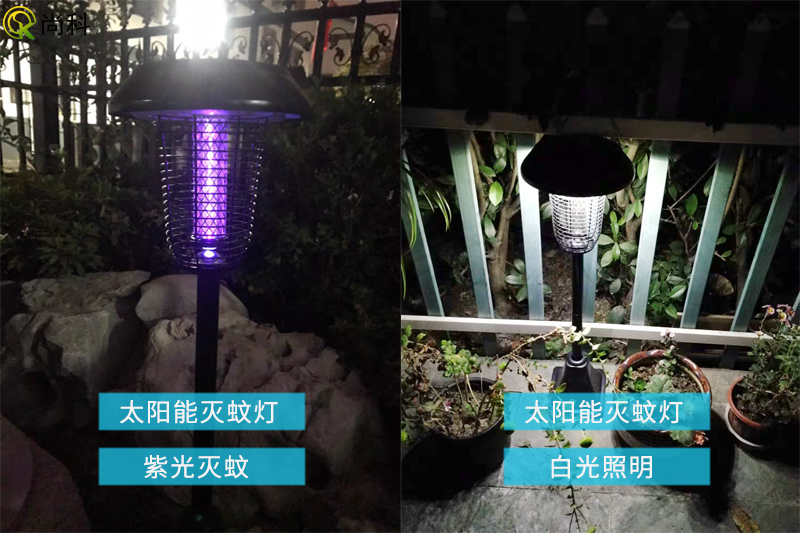 太阳能灭蚊灯具有路灯的照明功能