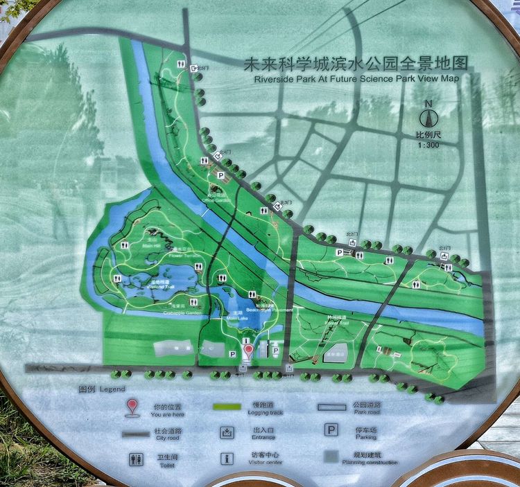 北京滨水公园导航图